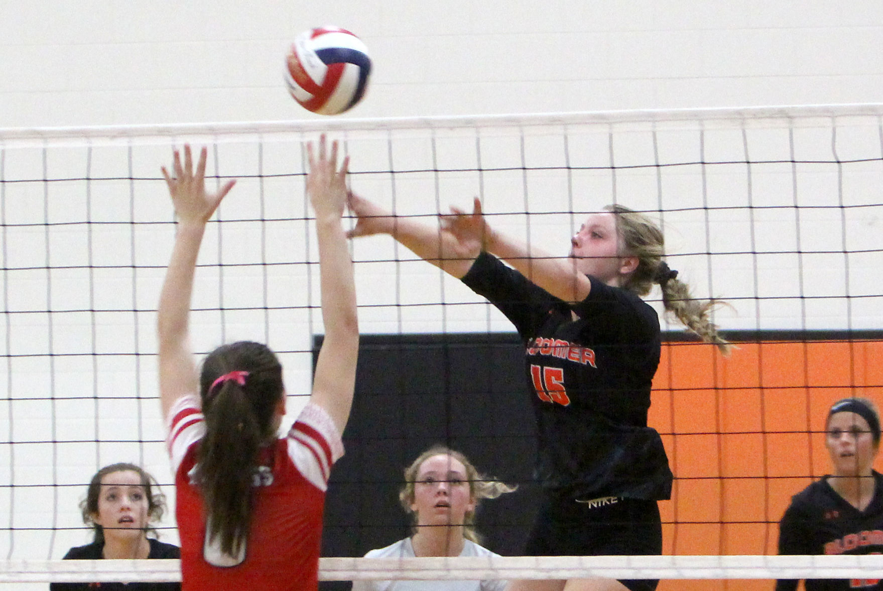 Colfax at Bloomer volleyball 10-8-19